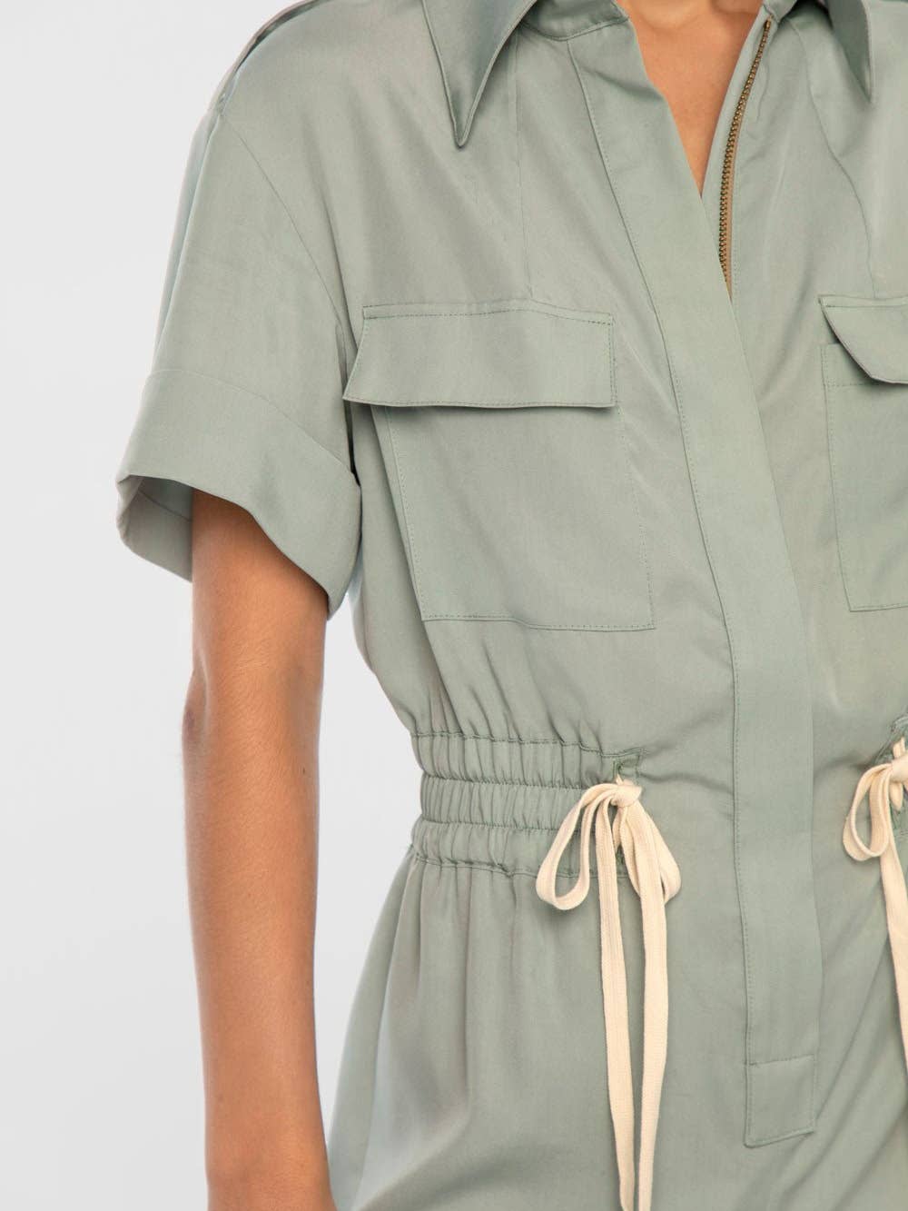 Technical Twill Playsuit