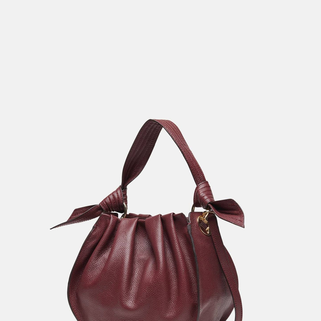 Oryany - Selena Bucket Medium Crossbody Handbags - Maroon / One Size
