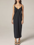 Front Shirring Dress