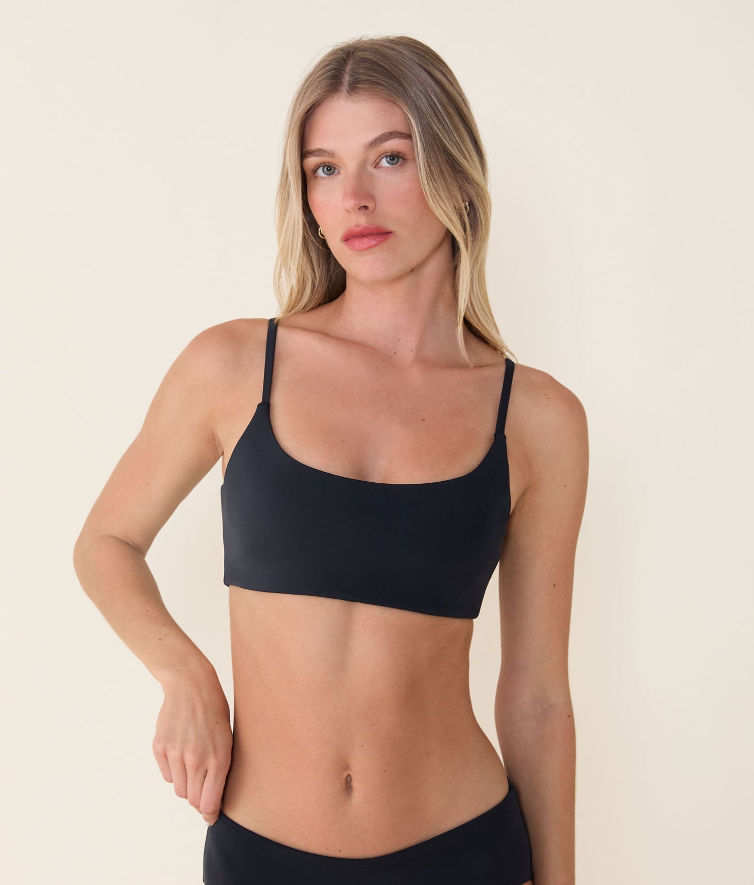 The Maui Bikini Top - Eco Nylon - Black