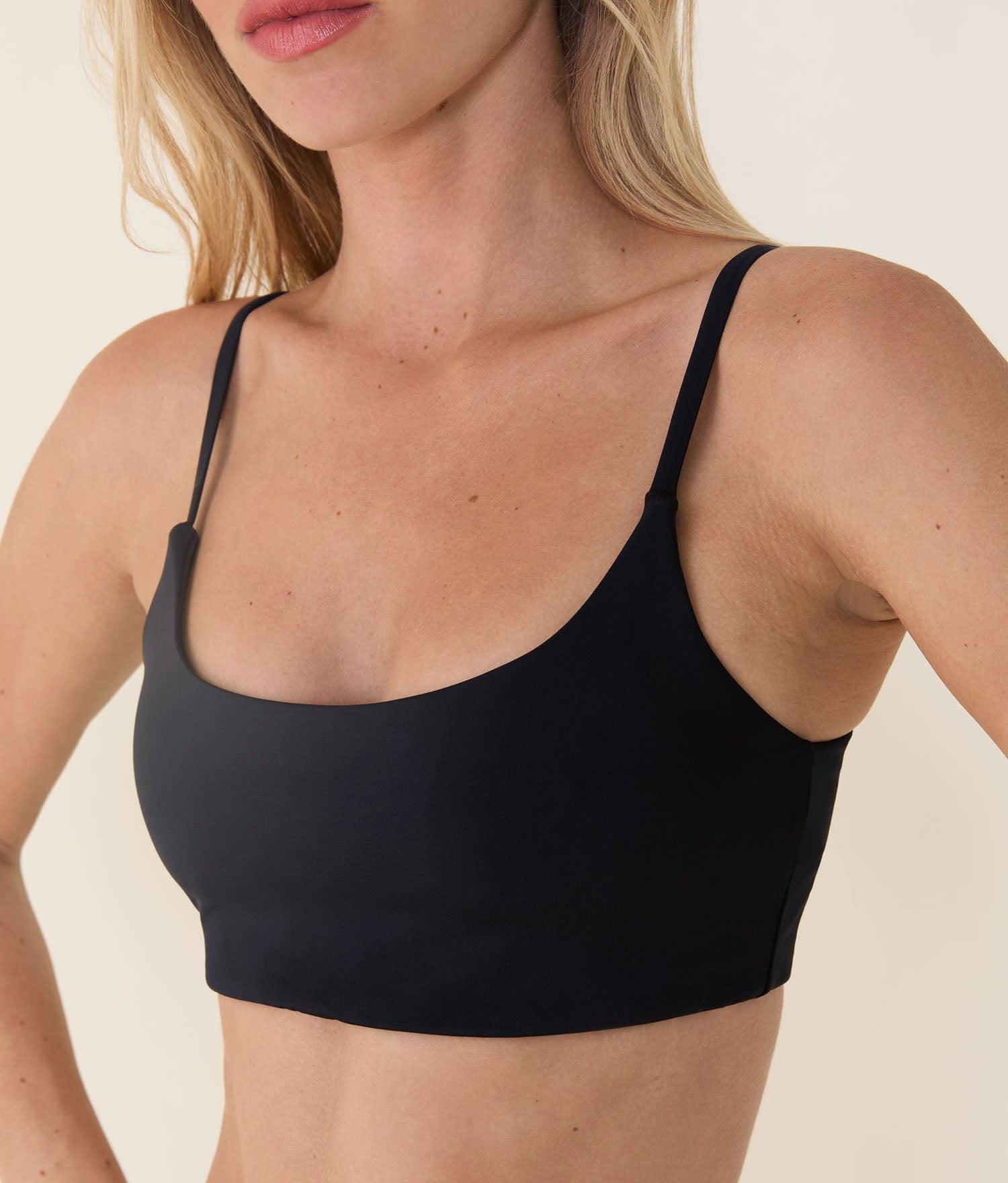 The Maui Bikini Top - Eco Nylon - Black