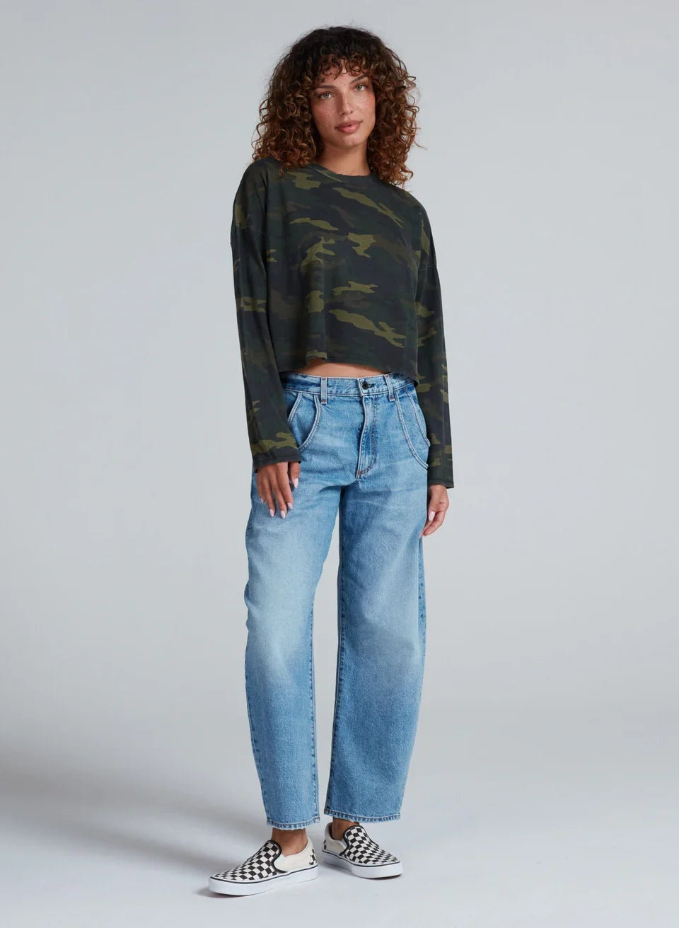 ASKK NY Cropped Long Sleeve Tee