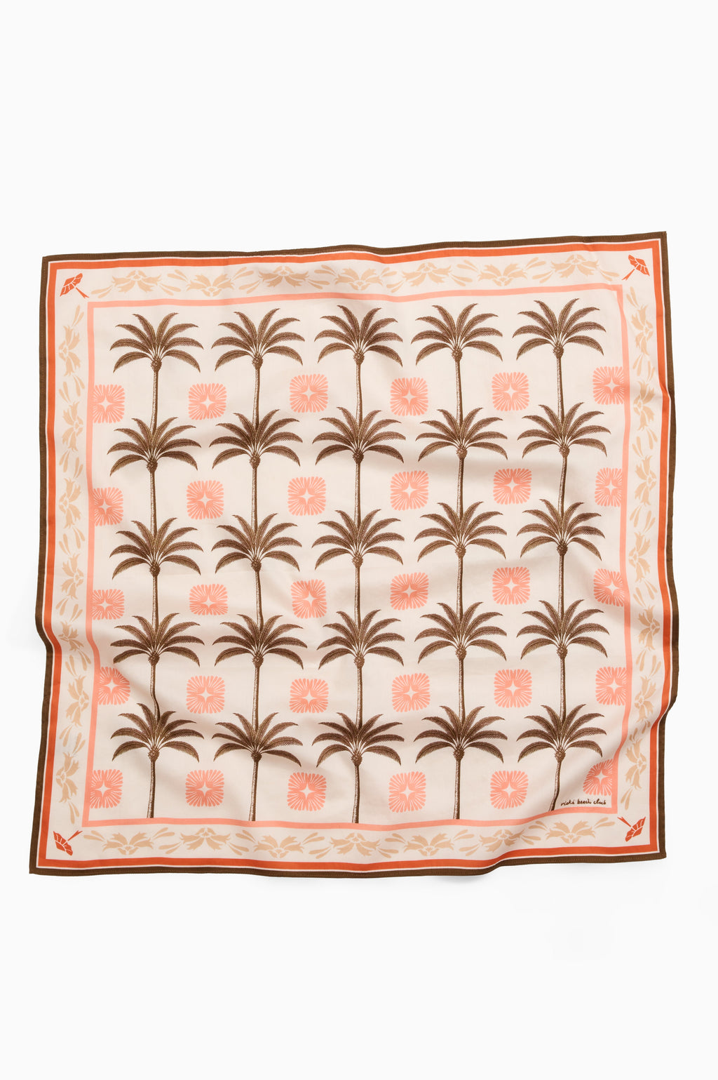 Scout Bandana - Coral & Palms