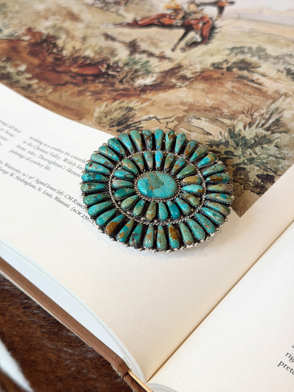 The Oval Turquoise Buckle