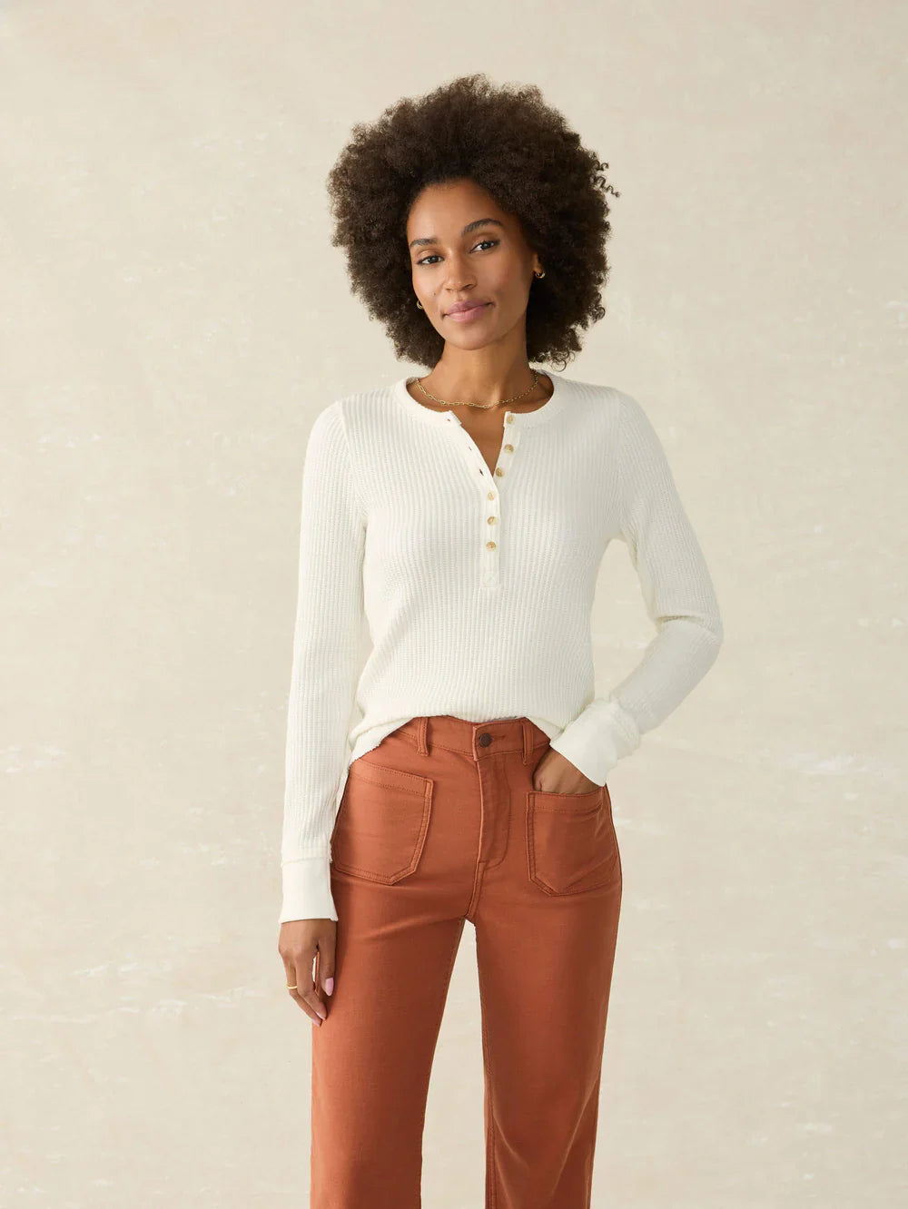 Faherty Legend Apres Waffle Henley