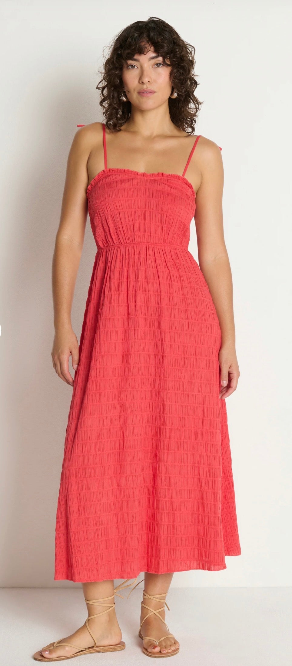 Nation Madeline Tie Midi Dress