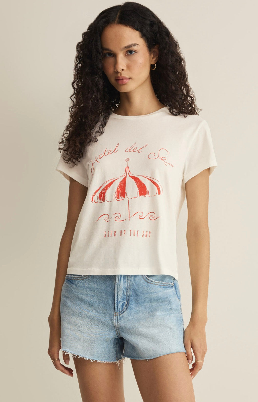 Z Supply - Del Sol Tourist Tee, Sea Salt