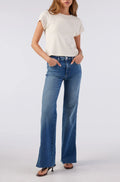 AMO Georgia Split Flare Jean