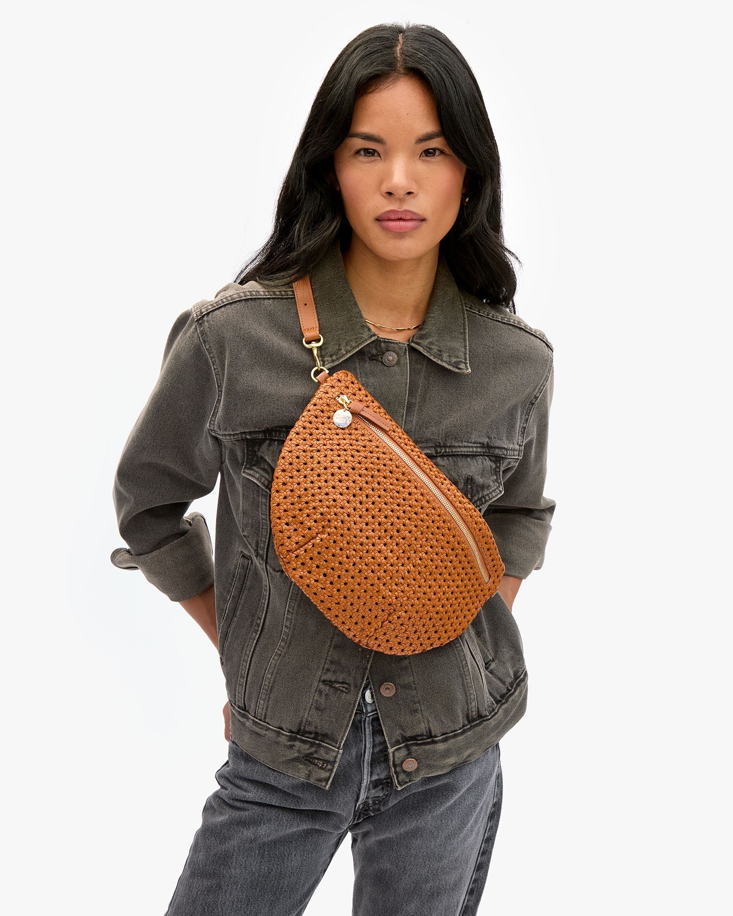Clare V Grande Fanny, Rattan