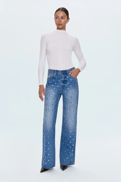 Pistola Hendrix High Rise Baggy Jean