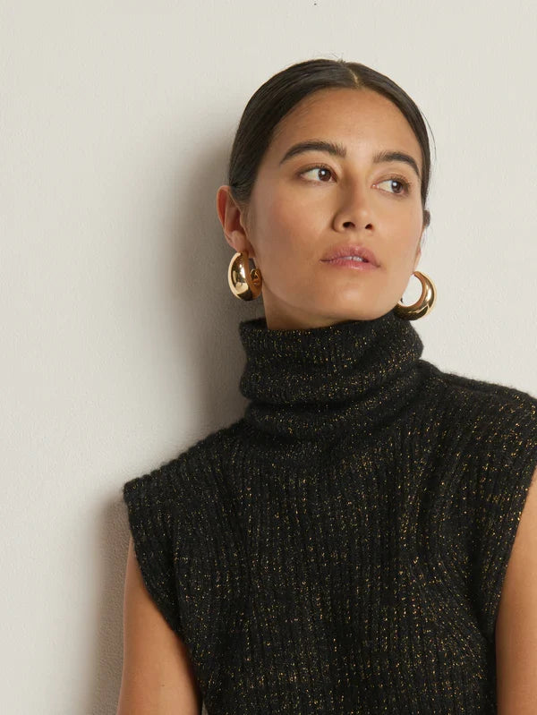 Nation Isha Turtleneck Tank Shiny