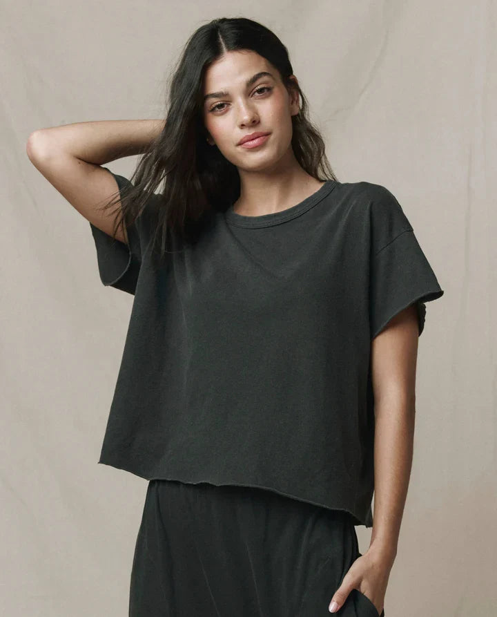 THE GREAT. Crop Tee