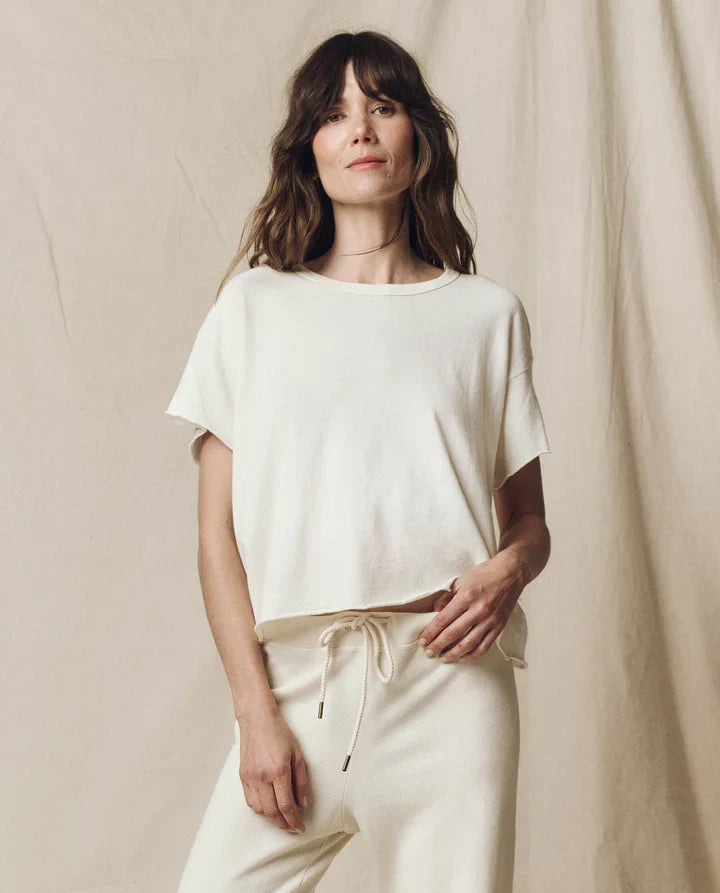 THE GREAT. Crop Tee