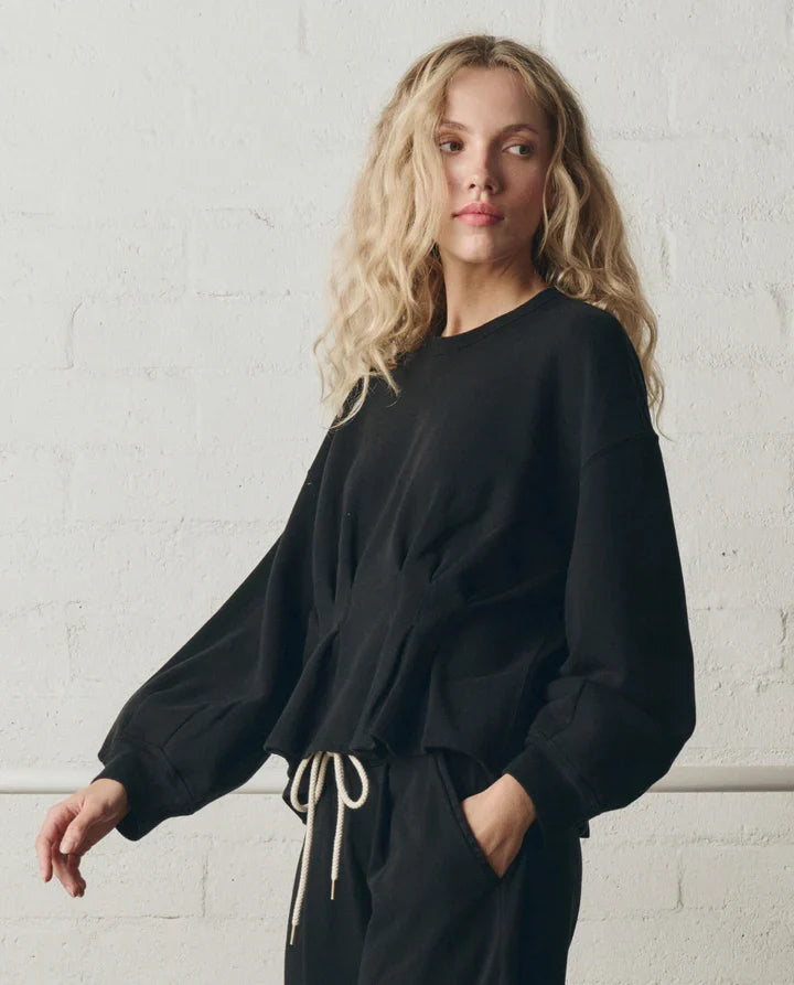 The Great. The Slouchy Corset Sweatshirt