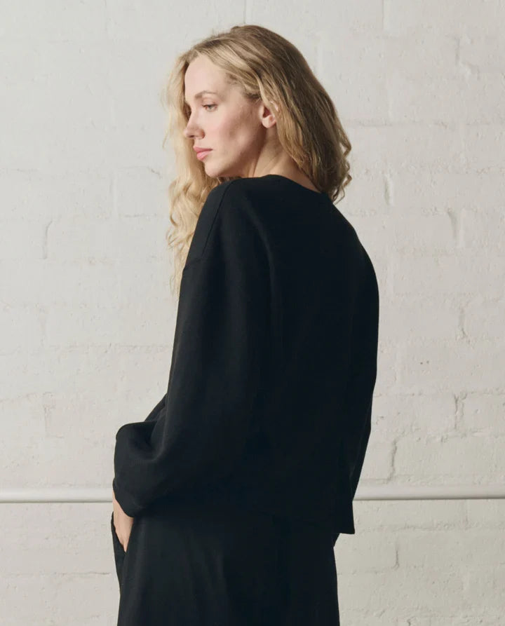 The Great. The Slouchy Corset Sweatshirt