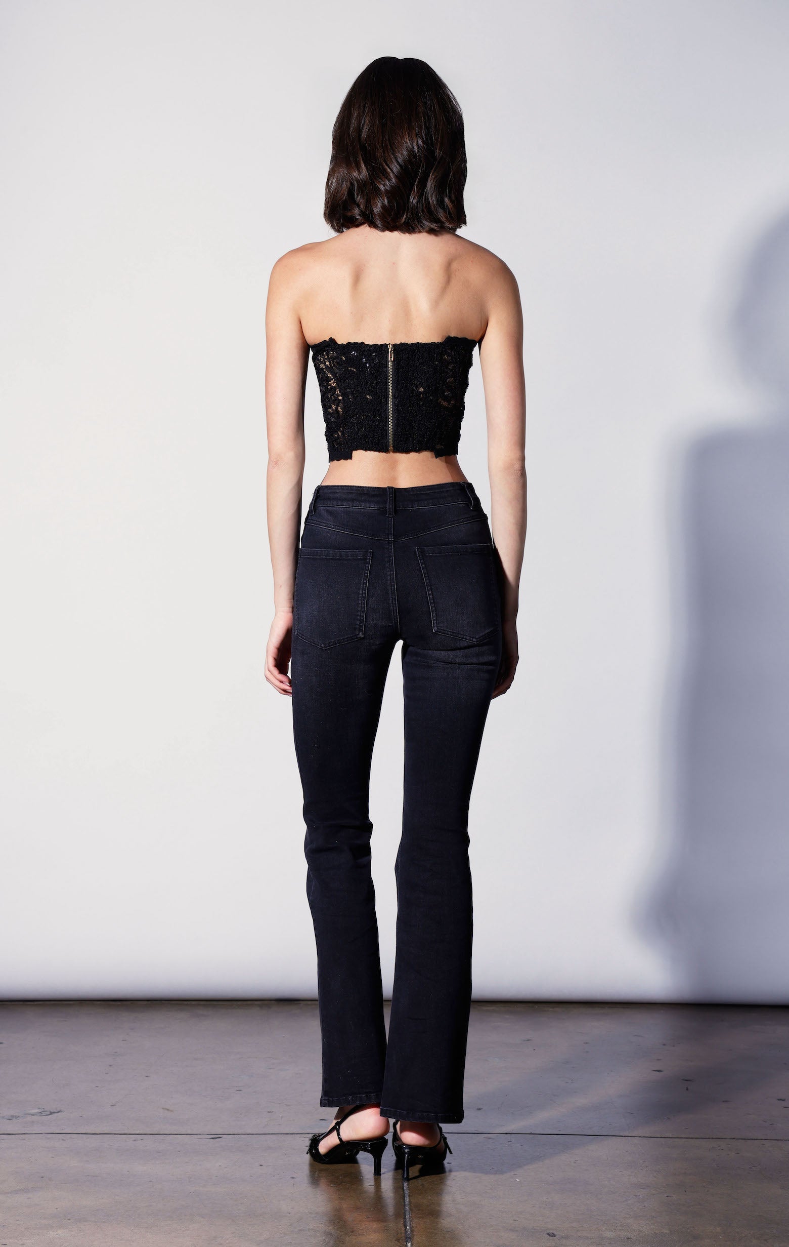 Angelique Top, Black Lace / Final Sale