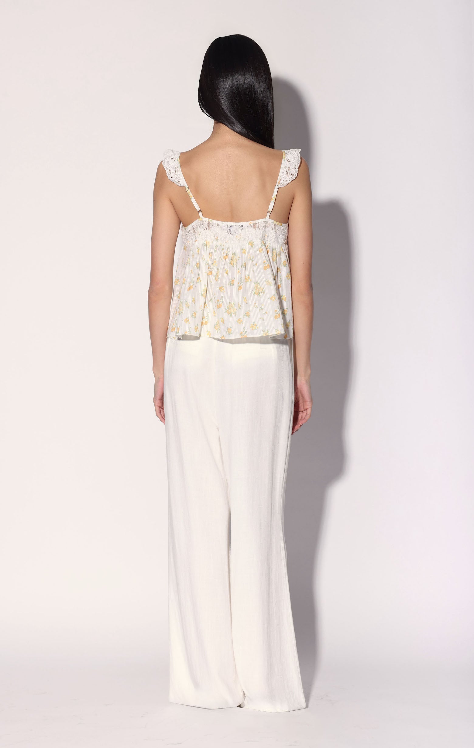 Cory Top, Yellow Bouquet / Final Sale