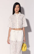 Cindy Top, White Eyelet