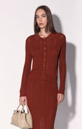 Pippa Cardigan, Terracotta / Final Sale