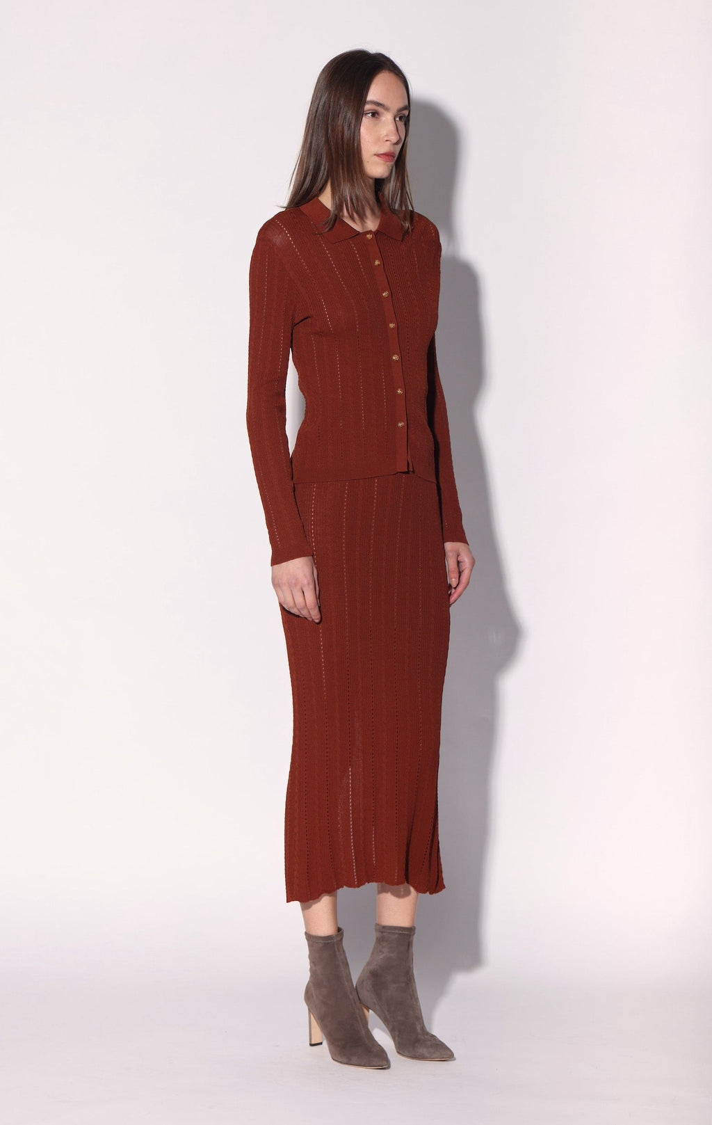 Pippa Cardigan, Terracotta / Final Sale