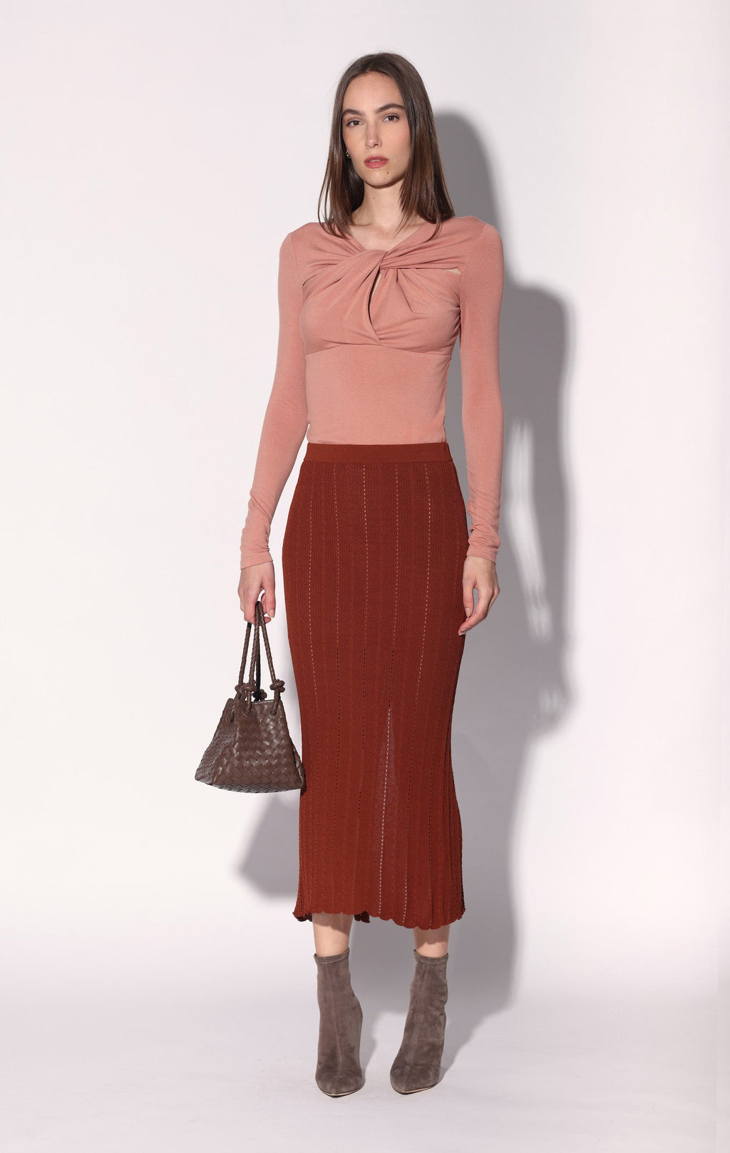 Posey Skirt, Terracotta / Final Sale