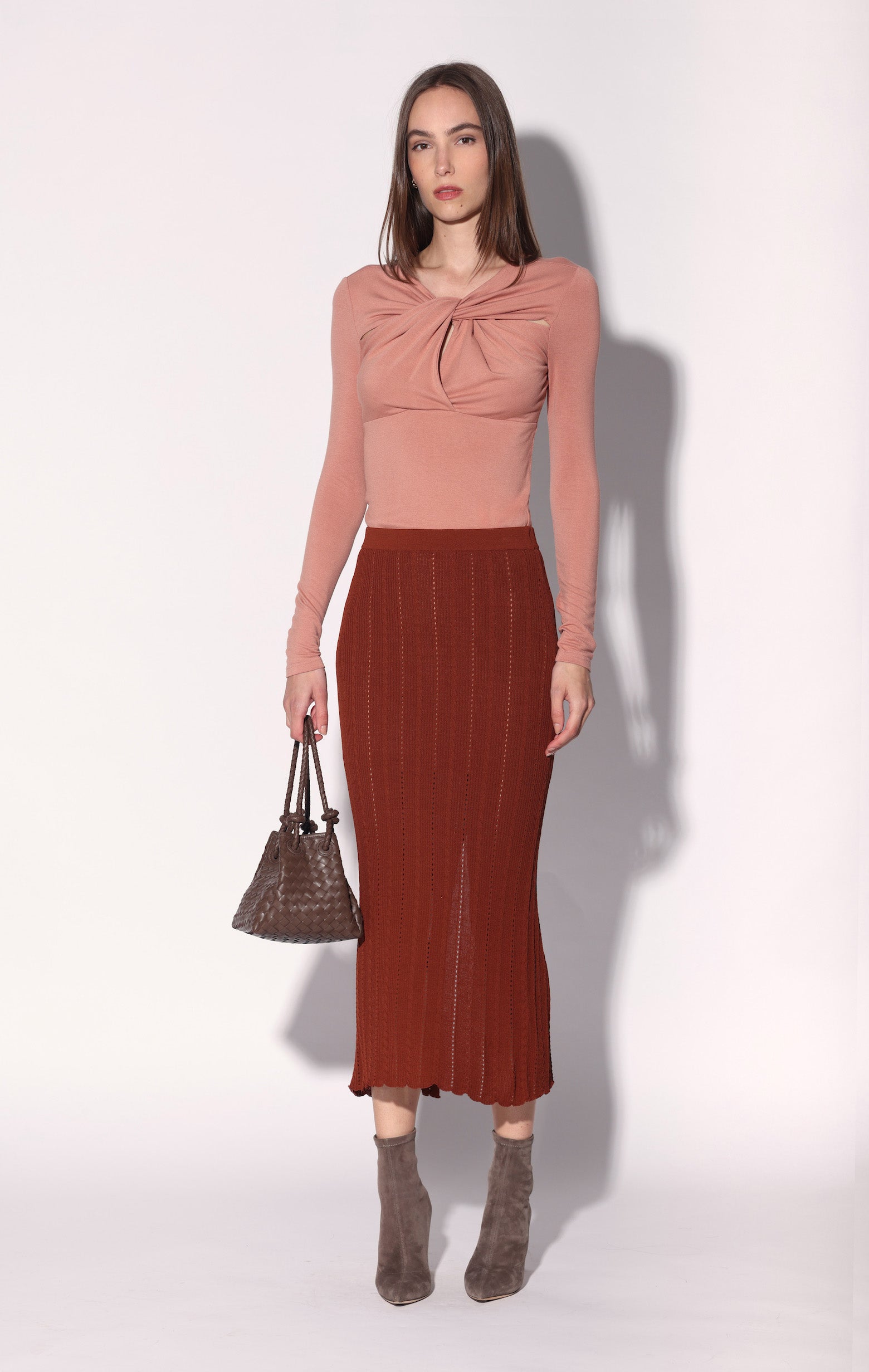 Posey Skirt, Terracotta / Final Sale