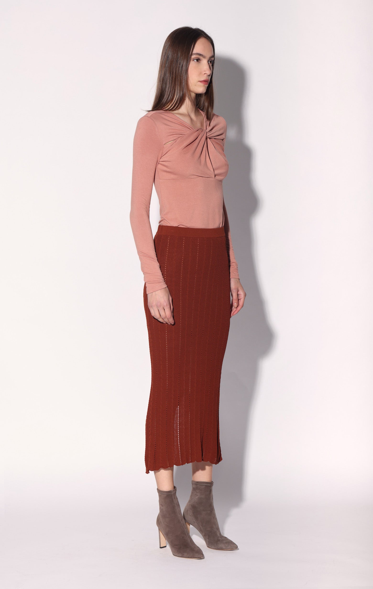 Posey Skirt, Terracotta / Final Sale