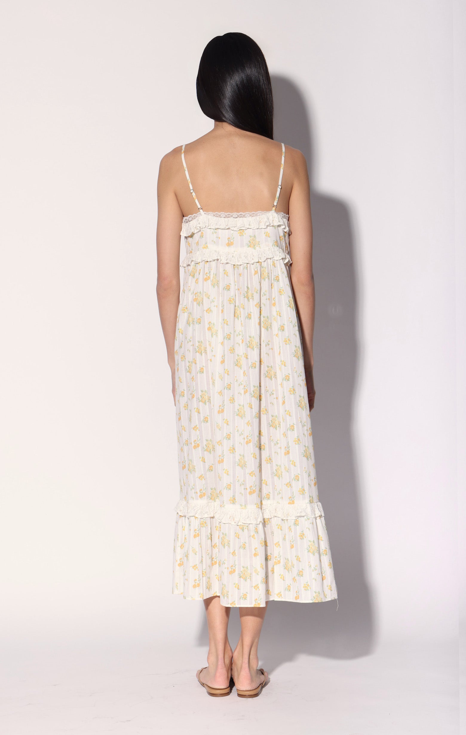 Carla Dress, Yellow Bouquet / Final Sale
