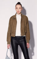 Bowie Jacket, Cypress Suede - Leather