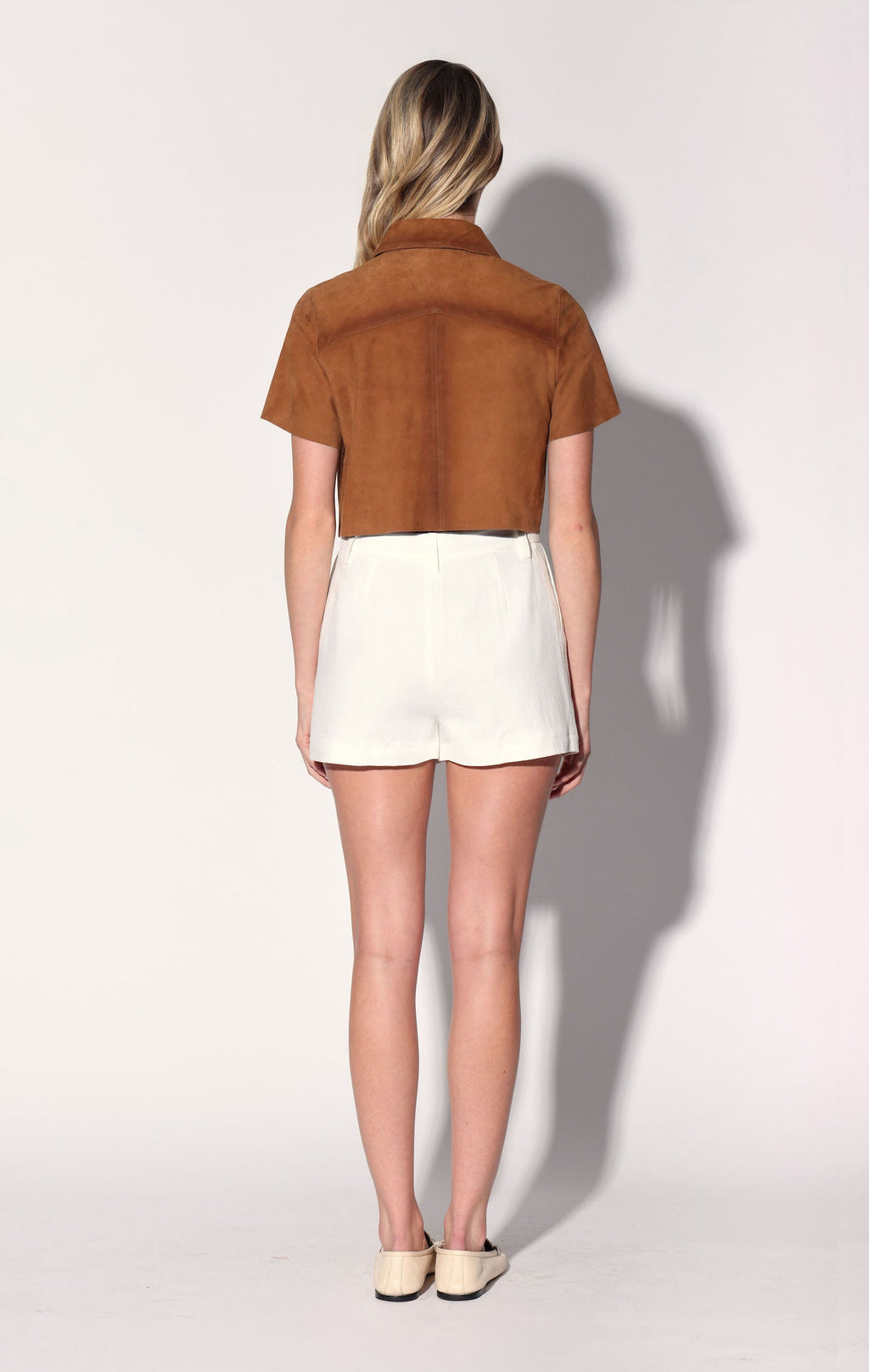 Karla Top, Oak Suede - Leather / Final Sale