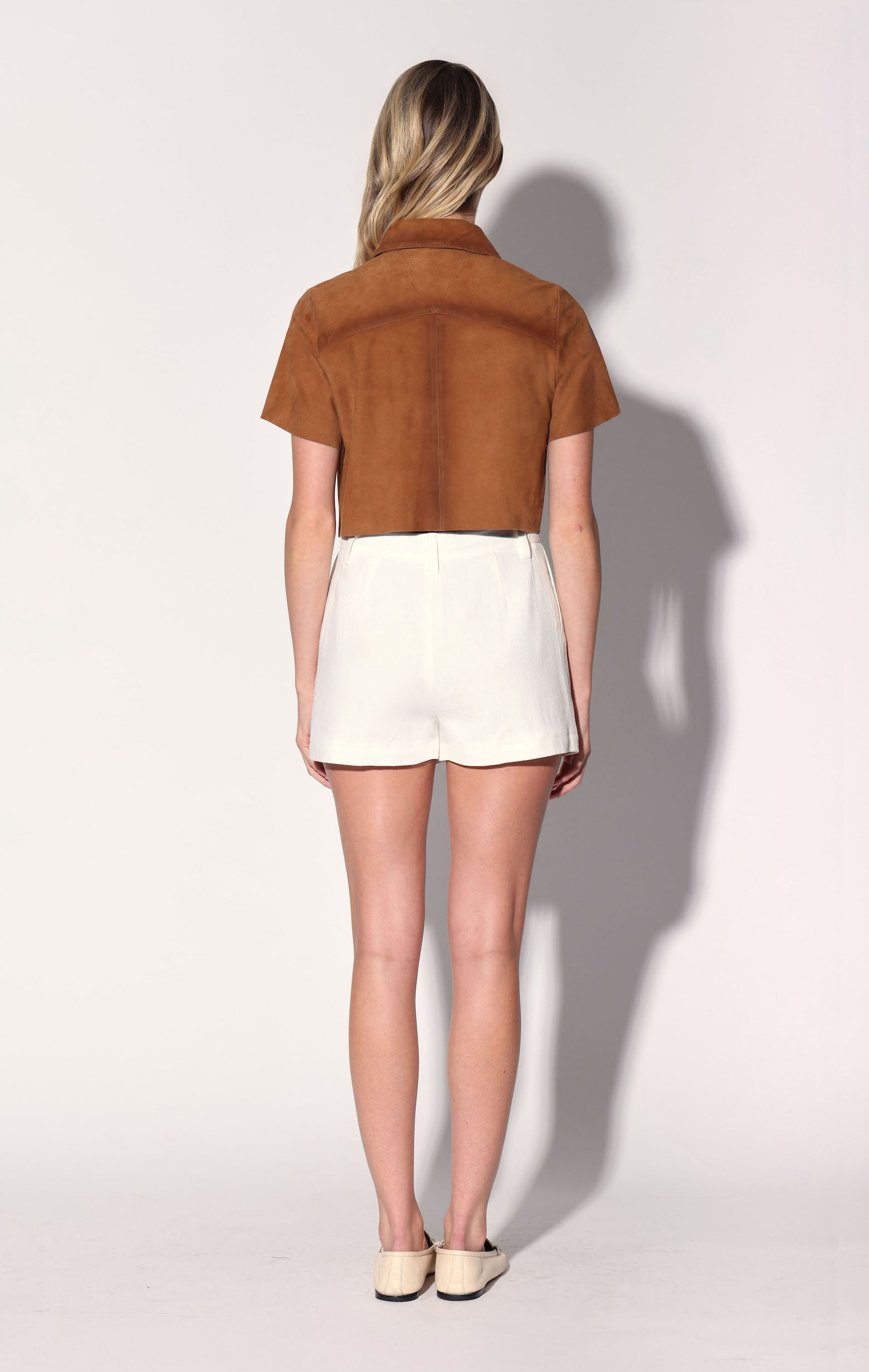 Karla Top, Oak Suede - Leather / Final Sale