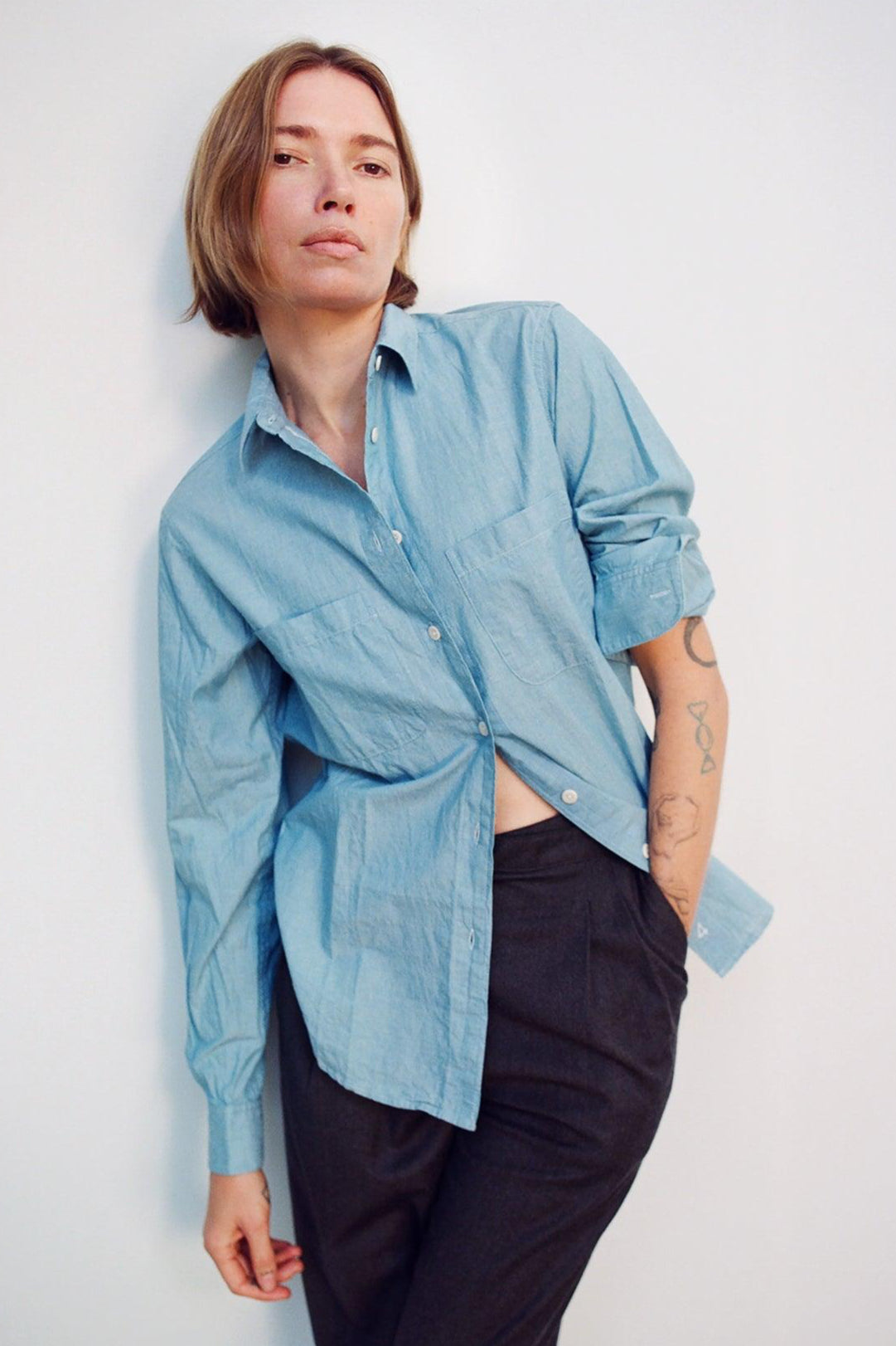 4 Work Shirt Indigo Chambray