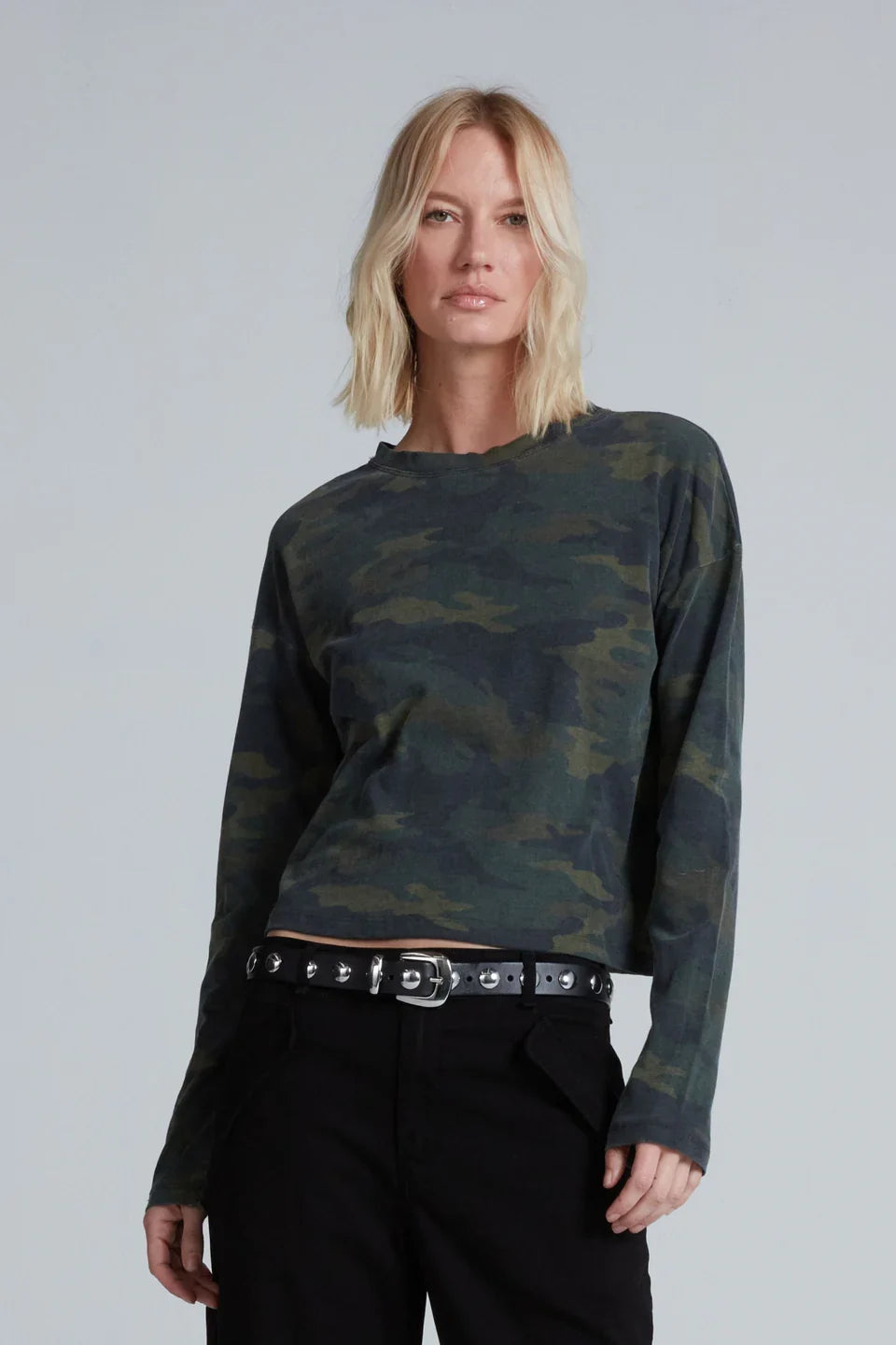 ASKK NY Cropped Long Sleeve Tee