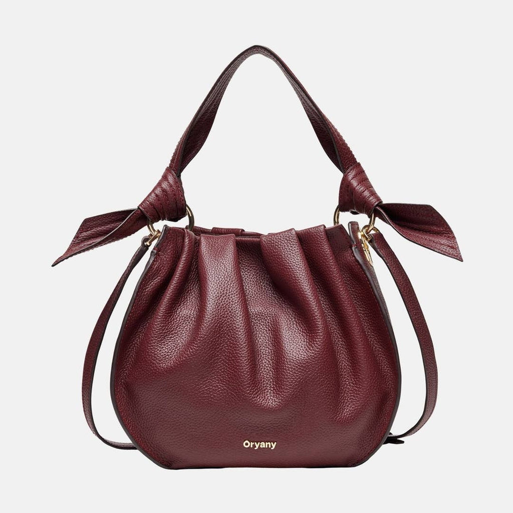 Oryany - Selena Bucket Medium Crossbody Handbags - Maroon / One Size
