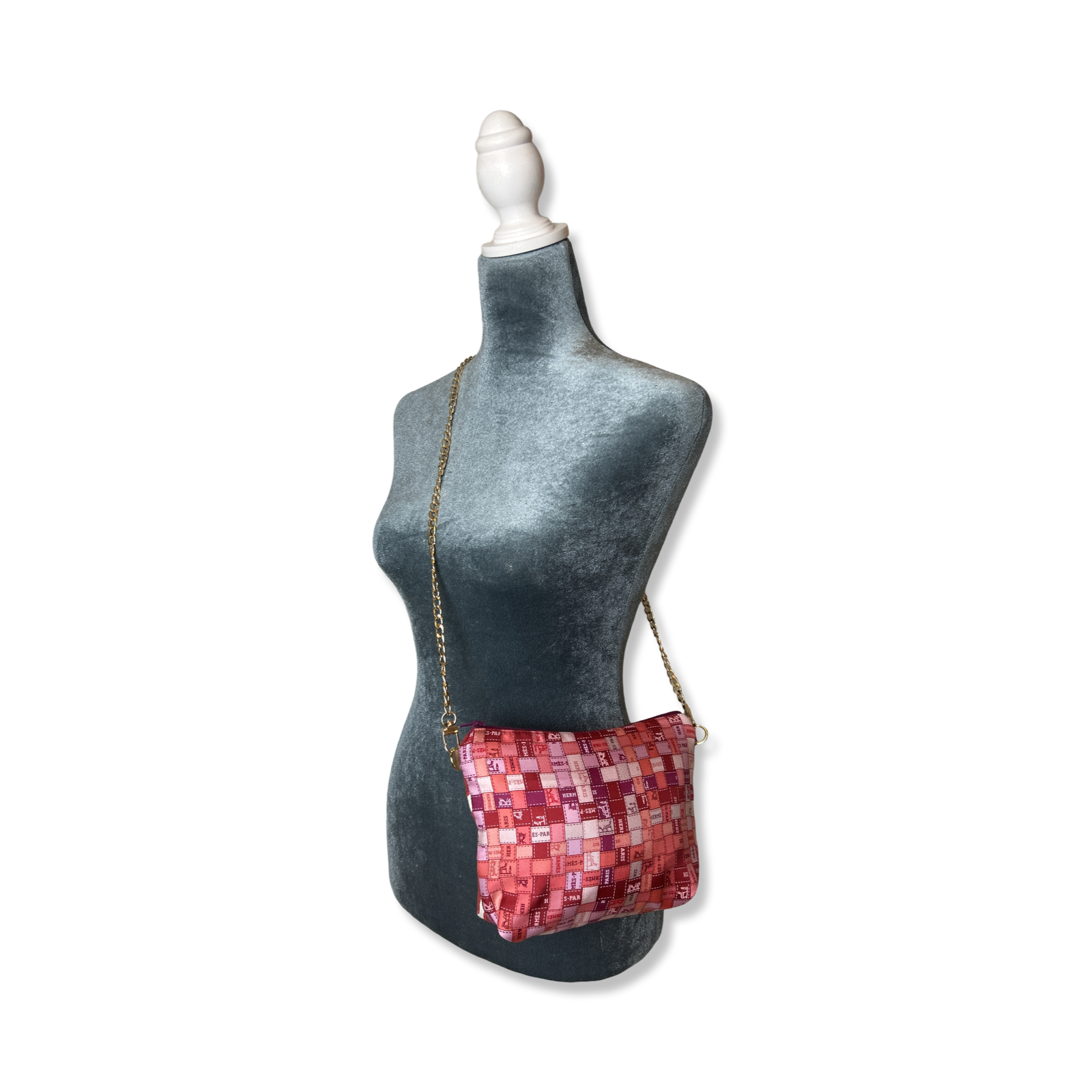 Vintge Hermes Bolduc Au Carre Scarf Crossbody Bag