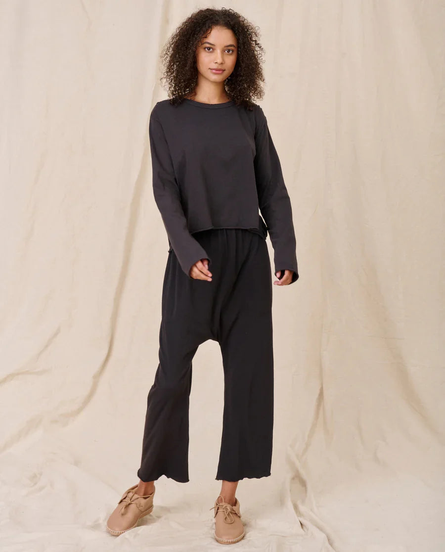 The Great. Long Sleeve Crop Tee