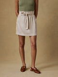 Faherty Topanga Drape Mini Skirt